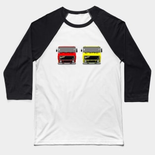 red lorry yellow lorry classic 1980s ERF Baseball T-Shirt